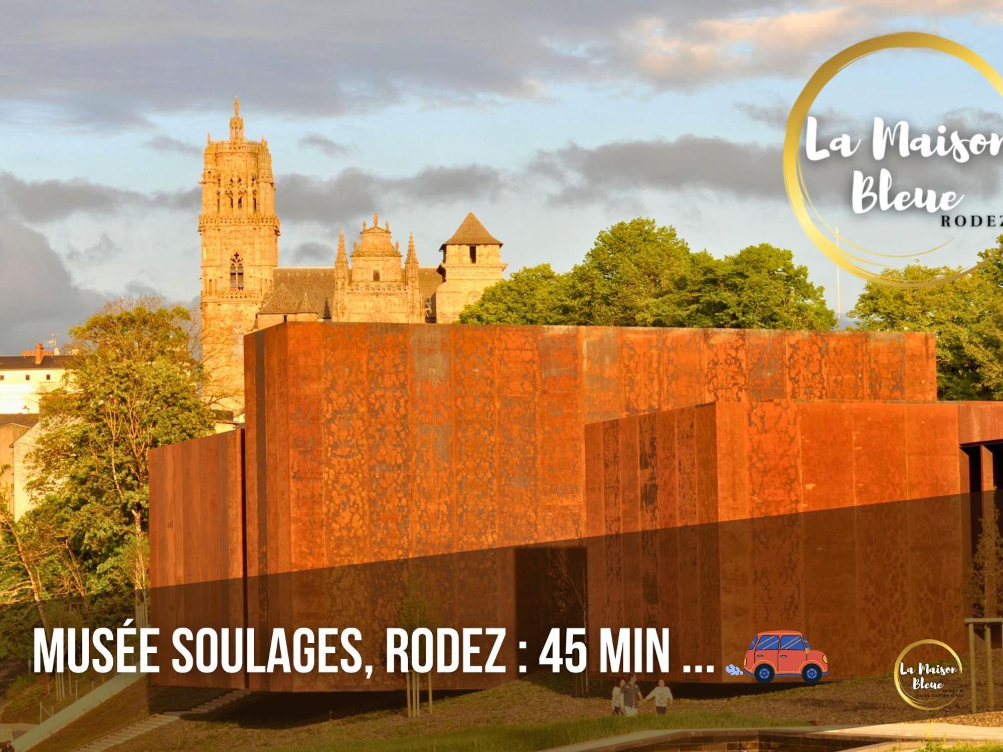 La Maison Bleue, Village Vacances, Piscine, Parking Saint-Geniez-dʼOlt 외부 사진